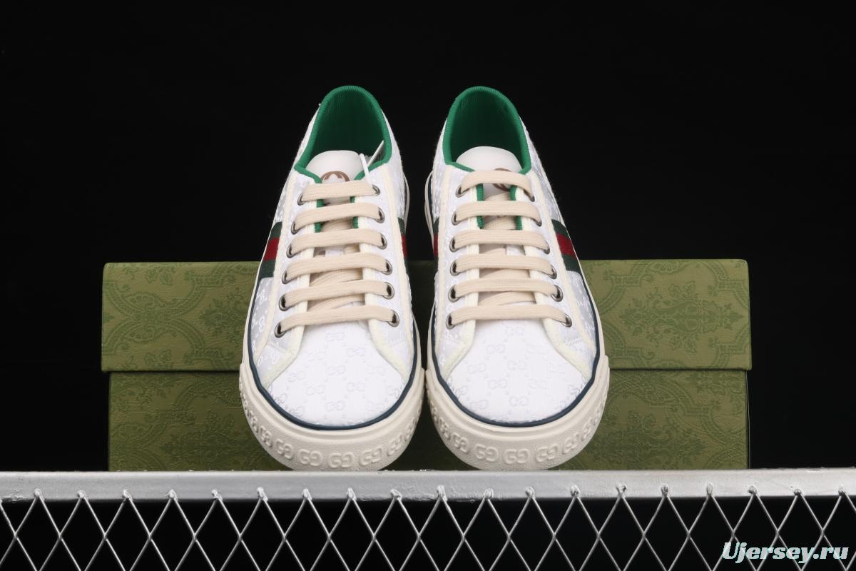 Gucci Tennis 1977 Print Sneaker canvas printed retro leisure sports board shoes