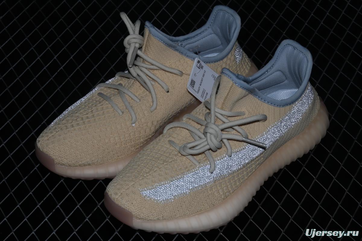 Adidas Yeezy Boost 350V2 Linen FY5158 Darth Coconut 350 second generation flax full star