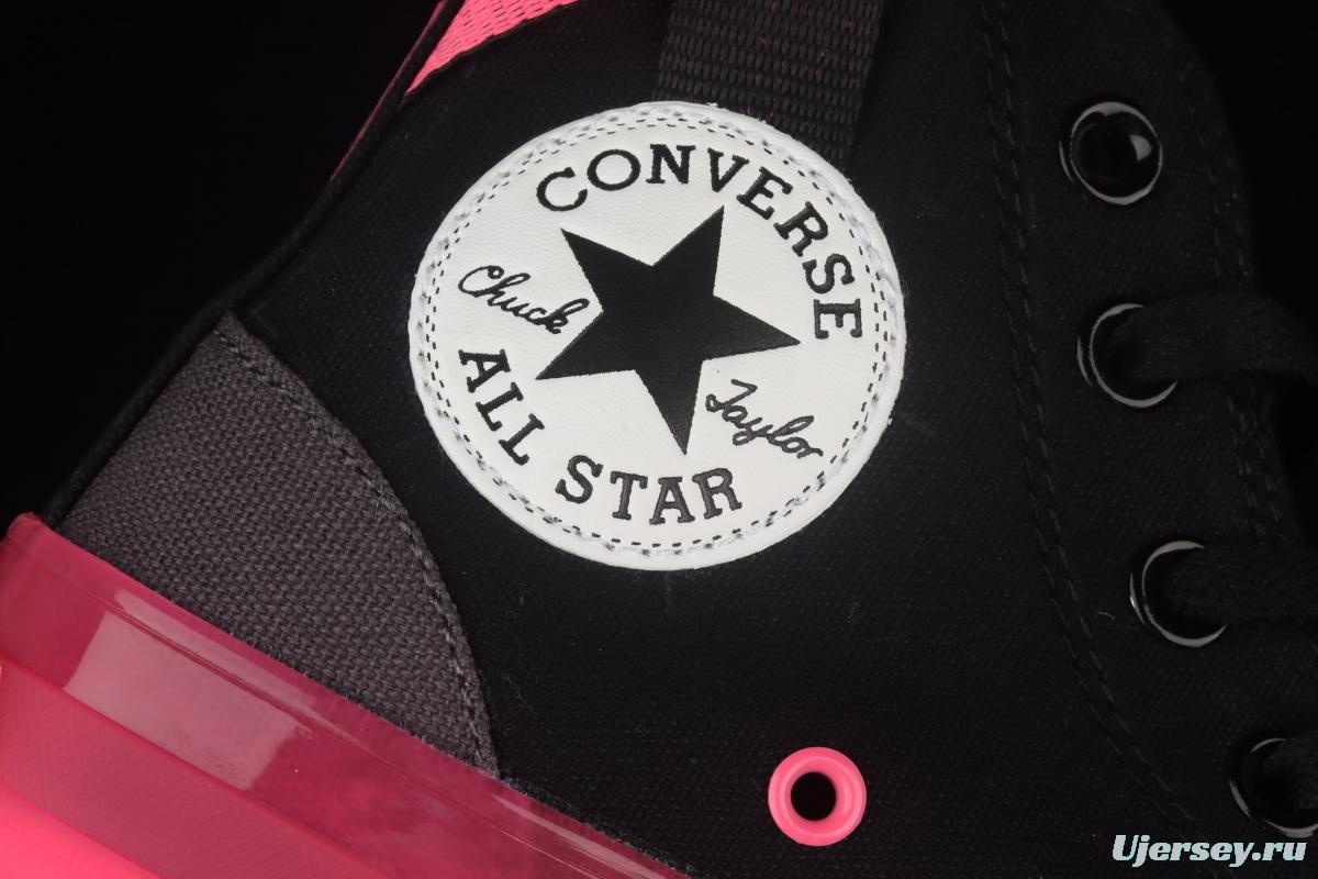 Converse Chuck Taylor All Star CX neutral crystal jelly soles hit color canvas high upper shoes 170993C