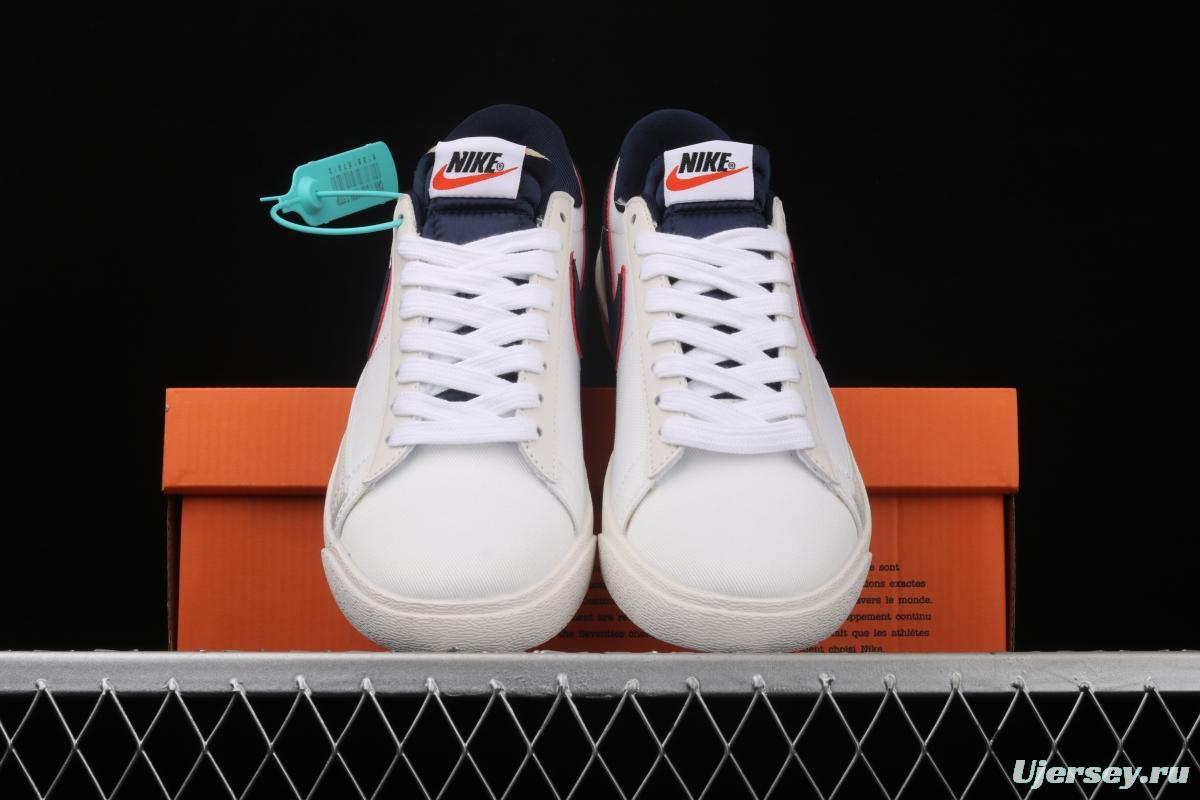 NIKE Blazer Low Lx Trail Blazers 3M reflective canvas low-top skateboard shoes CF8303-100