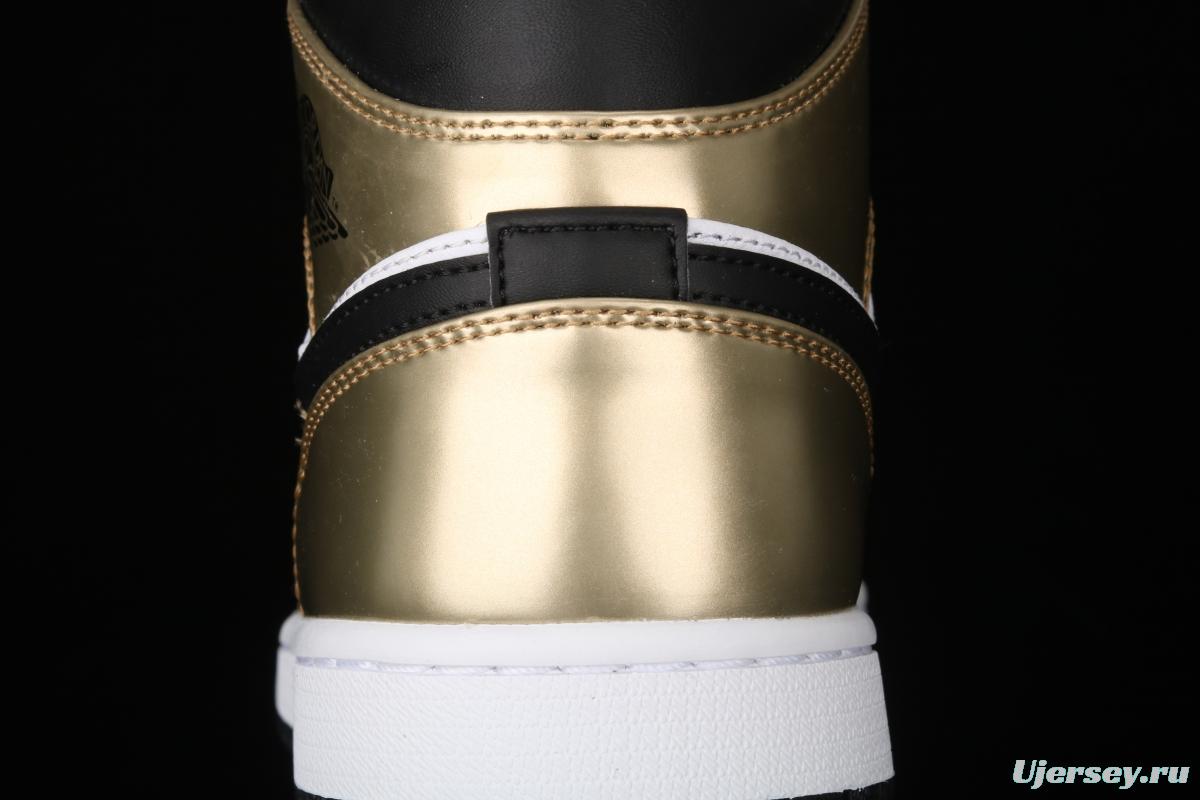 Air Jordan 1 Mid liquid gold DC1419-700