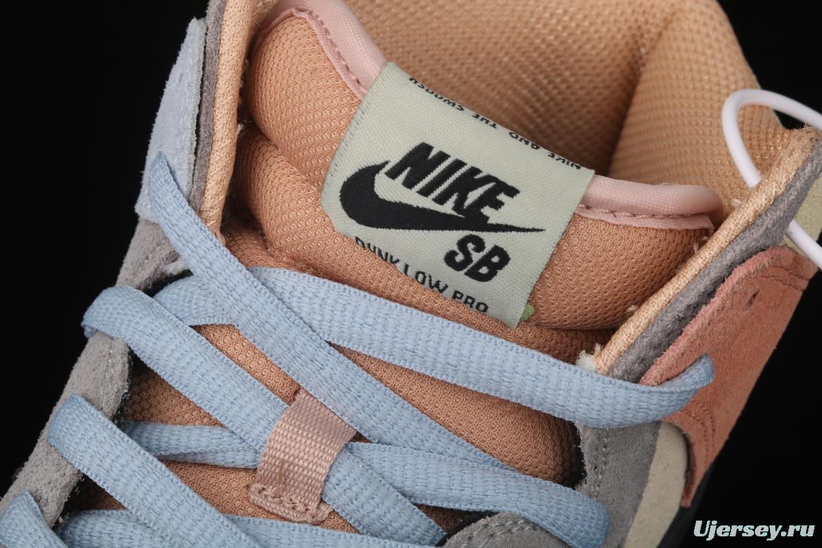 NIKE DUNK SB High Spectrum blue and orange spliced raw rubber egg high-top men's leisure sports board shoes CN8345-001
