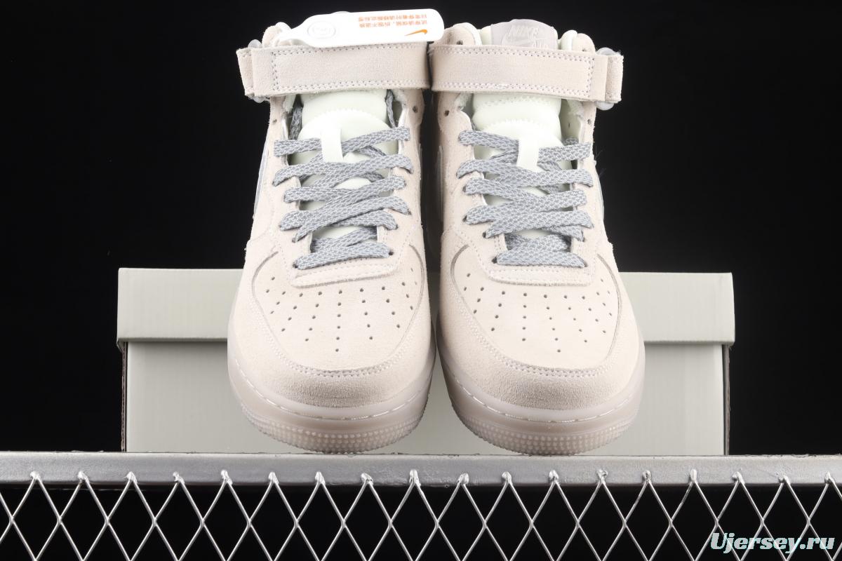 Reigning Champ x NIKE Air Force 120th 07 Mid defending champion six generations of 3M reflective Zhongbang casual board shoes GB0902-112