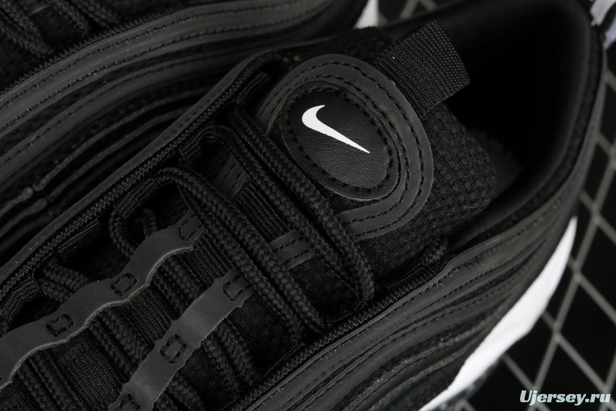NIKE Air Max 97 Lx black and white serial bullet air cushion running shoes AR7621-001