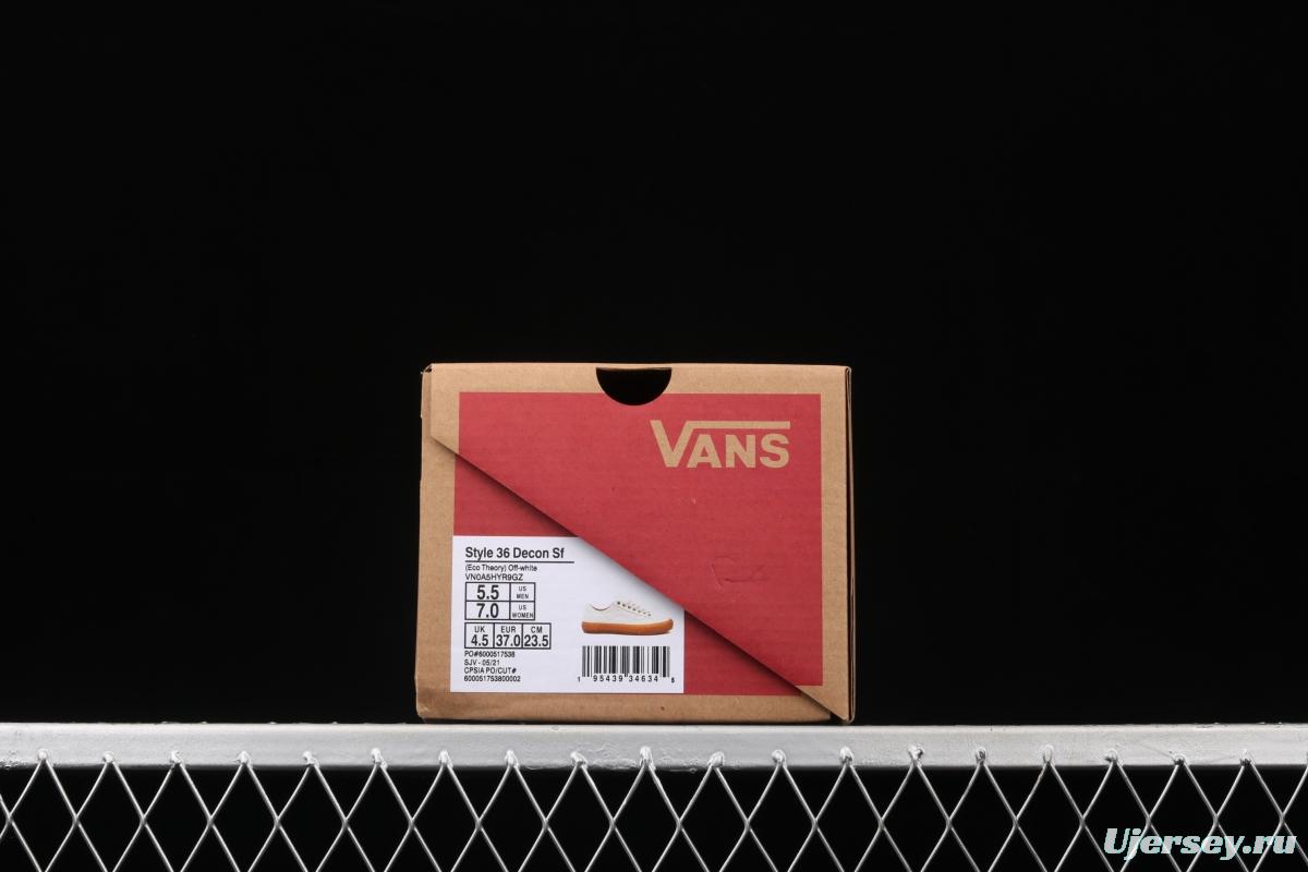 Vans Style 36 Decon SF ecological and environmental protection series low-top casual board shoes VN0A5HYR9GZ