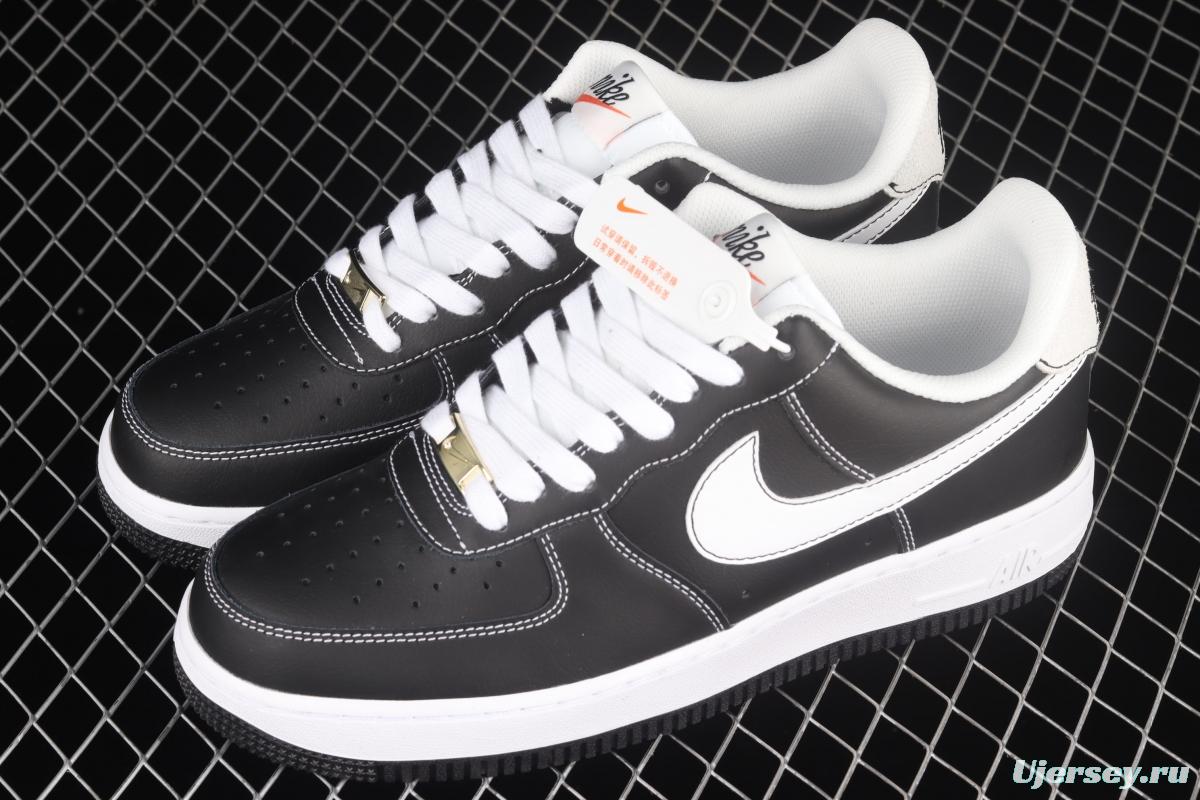 NIKE Air Force 1 Low S50 black and white hook low top casual board shoes DB1560-001