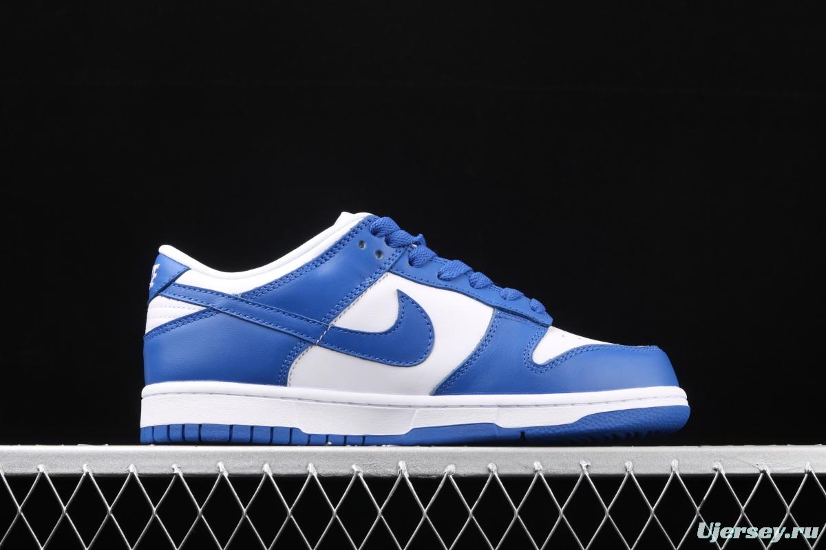 NIKE SB DUNK Low NCAA 35th Anniversary White Blue first year Color matching Skateboard shoes CU1726-100