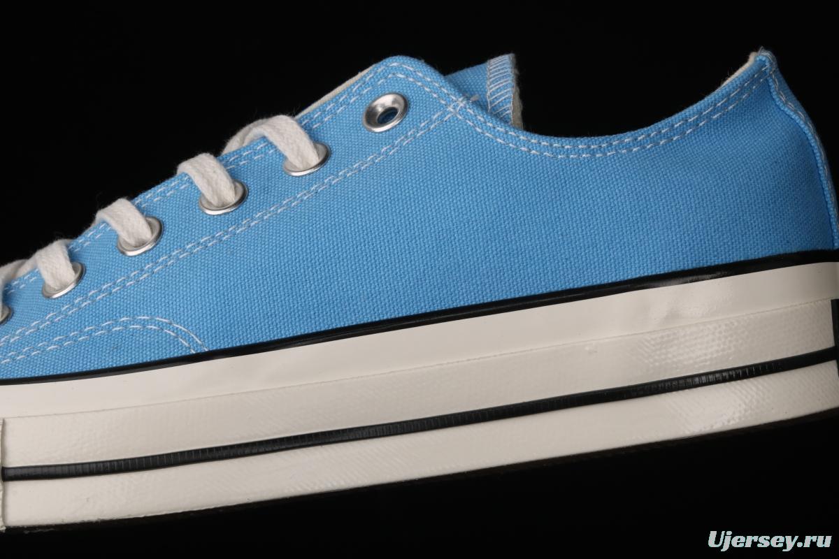 Converse Chuck 70s new spring color lake water blue matching low-top casual board shoes 171569C