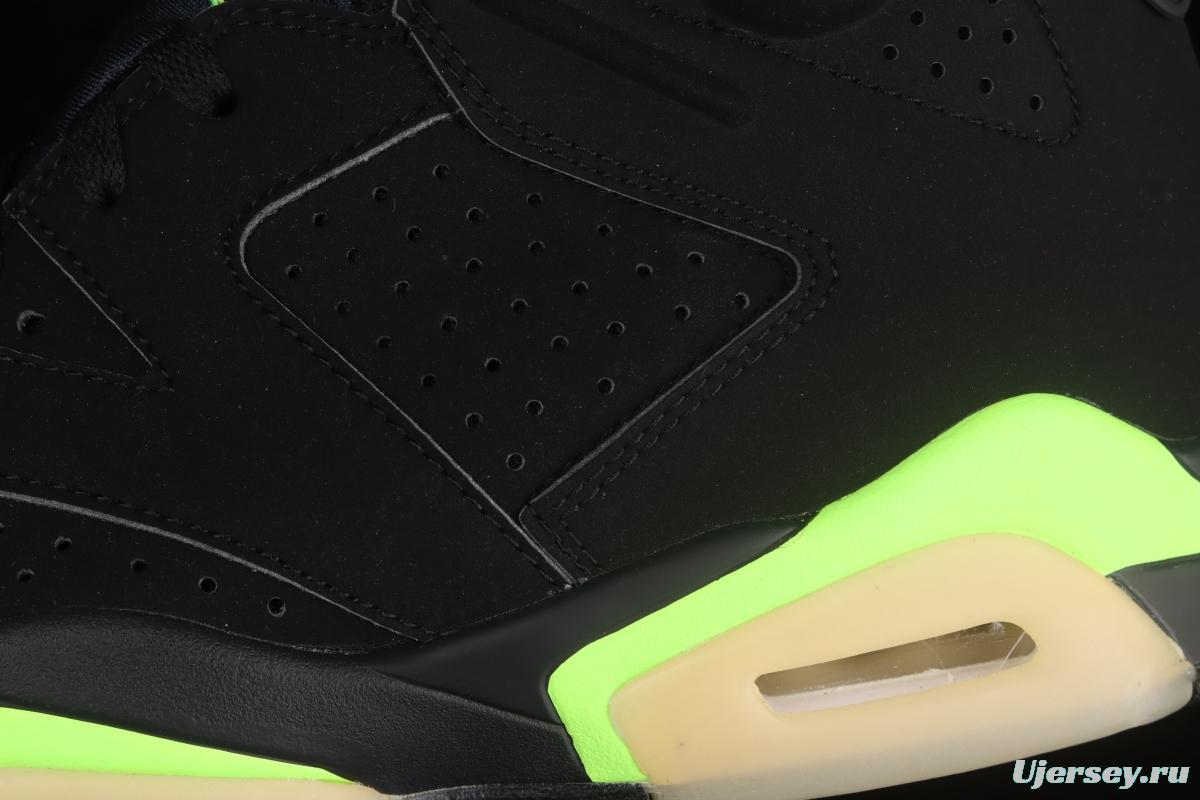 Air Jordan 6 Electric Green suede black green CT8529-003