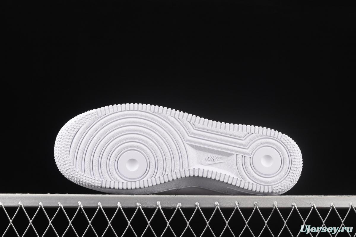 NIKE Air Force 1: 07 AF1 Mid UN2.0 all-white Mantian Star Zhongbang board shoes 366731-606