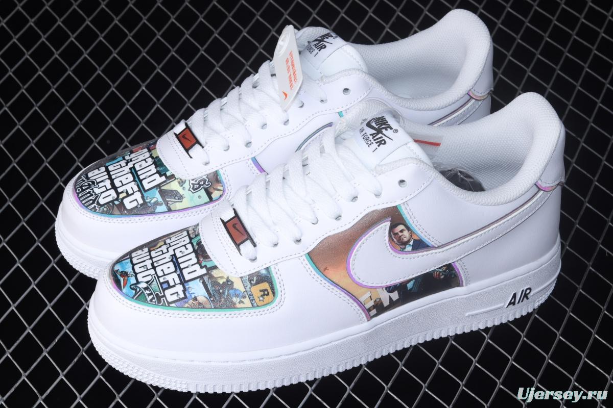 NIKE Air Force 1x07 Low chivalrous car theme low-top casual board shoes CW2288-302