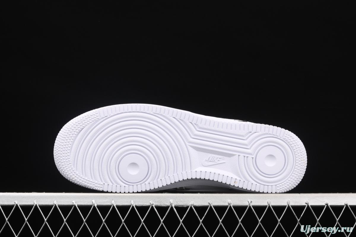 NIKE Air Force 11607 Low All white joint name small silver hook low-top casual board shoes CT1990-100