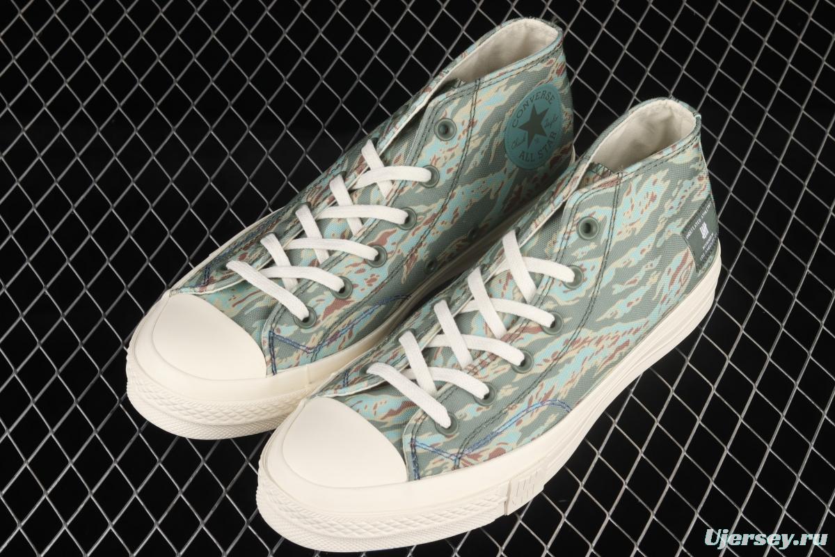 UNDEFEATED x Converse Half Chuck 70 Mid year of the Tiger pattern limited high-top casual board shoes 172397C