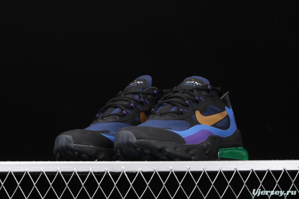 NIKE Air Max 270React new high-frequency mesh function half-palm air cushion cushioning running cloth shoes AO4971-005