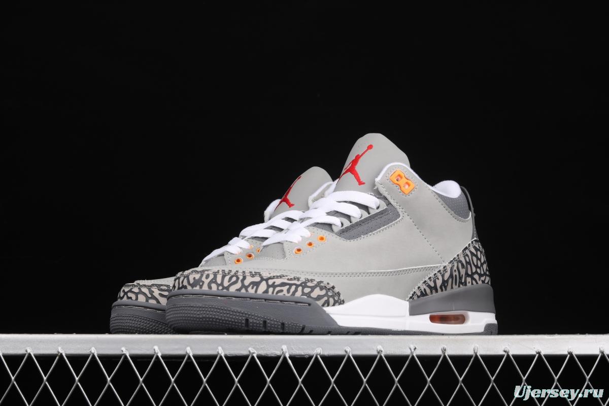 Air Jordan 3 Cool Grey AJ3 Joe 3 Wolf CT8532-012