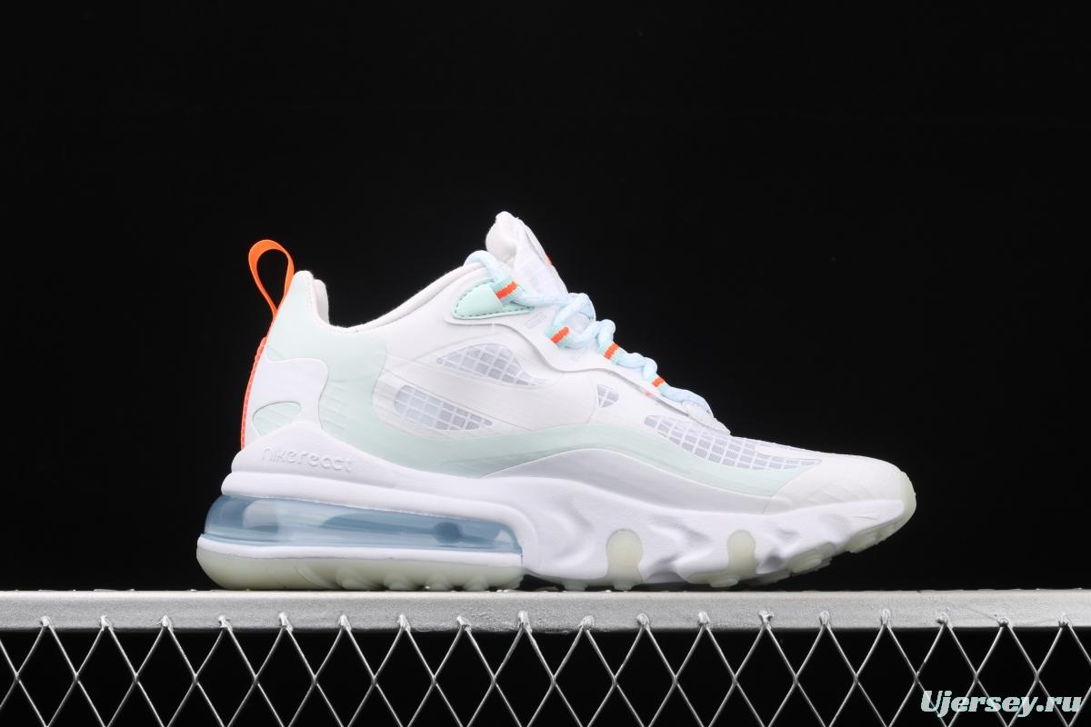 NIKE Air Max 270React new high-frequency mesh function half-palm air cushion cushioning running cloth shoes CJ0620-100