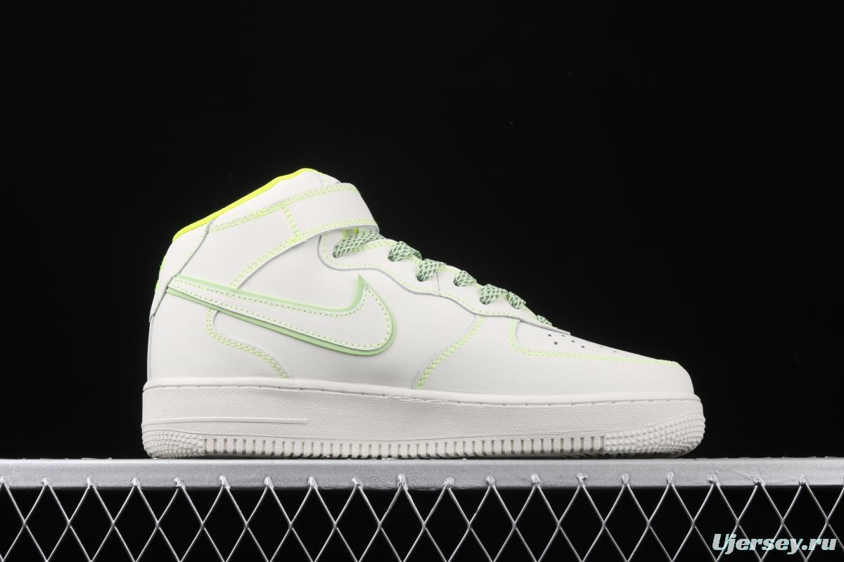 NIKE Air Force 1x 07 Mid 3M reflective Air Force casual board shoes AA1118-012