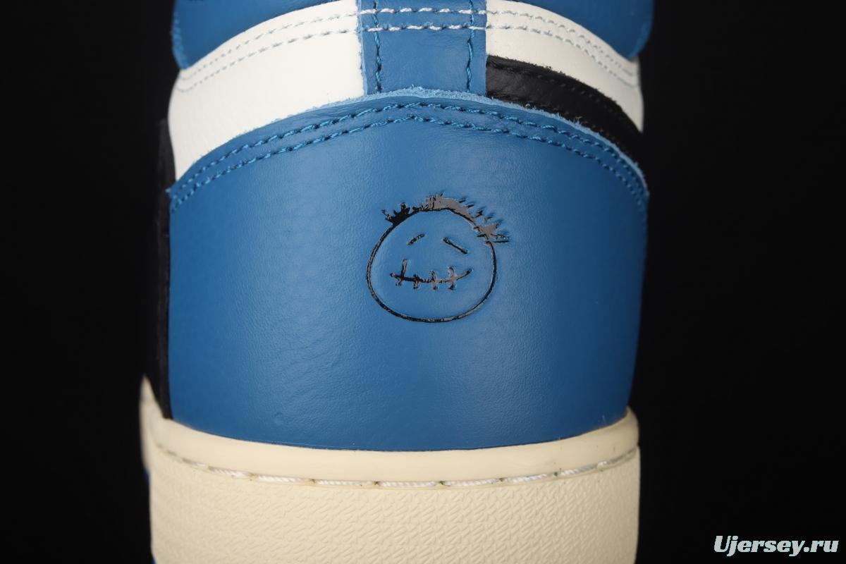 Travis Scott x Air Jordan 1 High OG Lightning inverted head layer original Standard DH3227-105