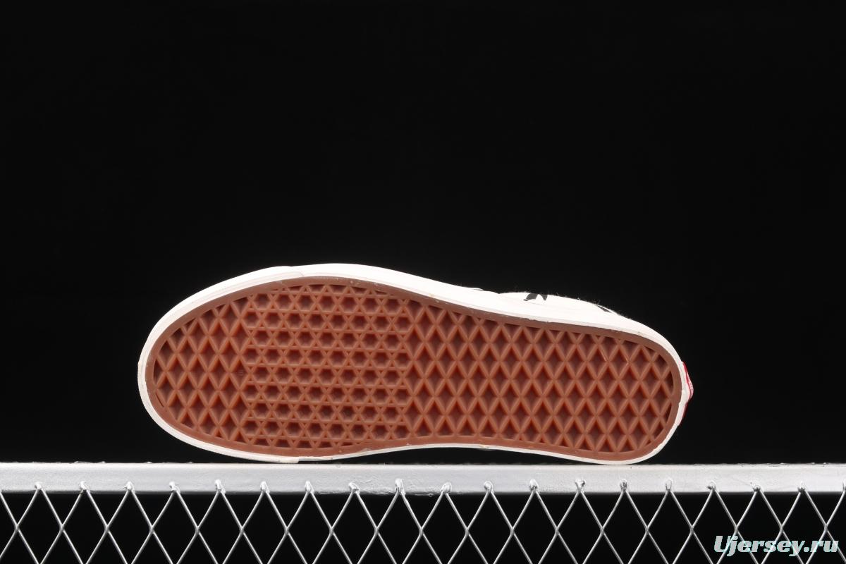 Vans Og Era Lx 2021 new high-end Korean version Baitai Maple Leaf White low-top board shoes VN0A4BVA01Z