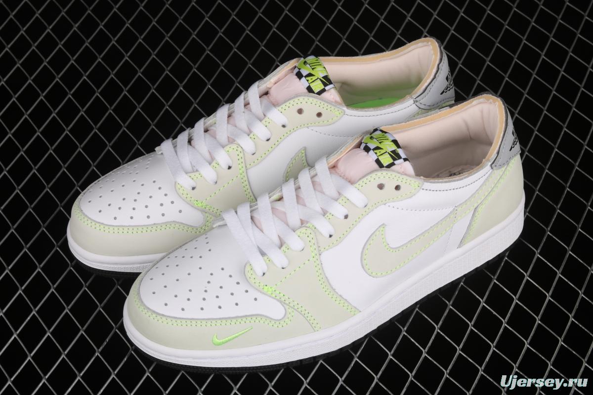 Air Jordan 1 Low OG apple green low top basketball shoes DM7837-103