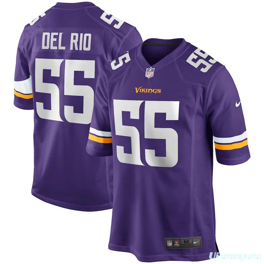 Men's Jack Del Rio Purple Retired Player Limited Team Jersey