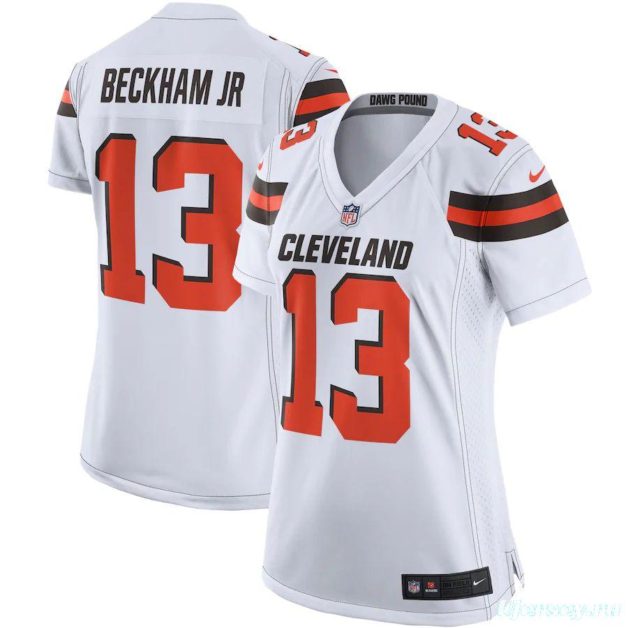 Women's Odell Beckham Jr. White Player Limited Team Jersey