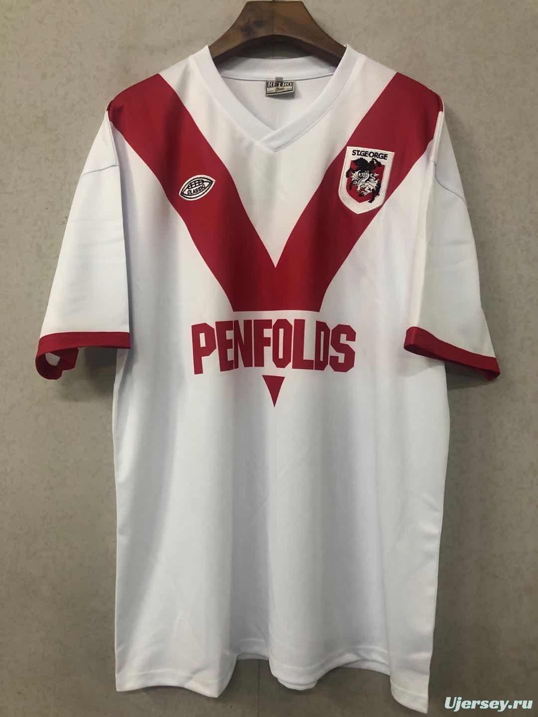 St George Dragons 1979 Retro Rugby League Jersey