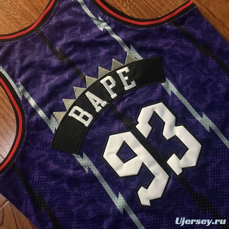 Men's BAPE Purple Retro Classic Team Jersey