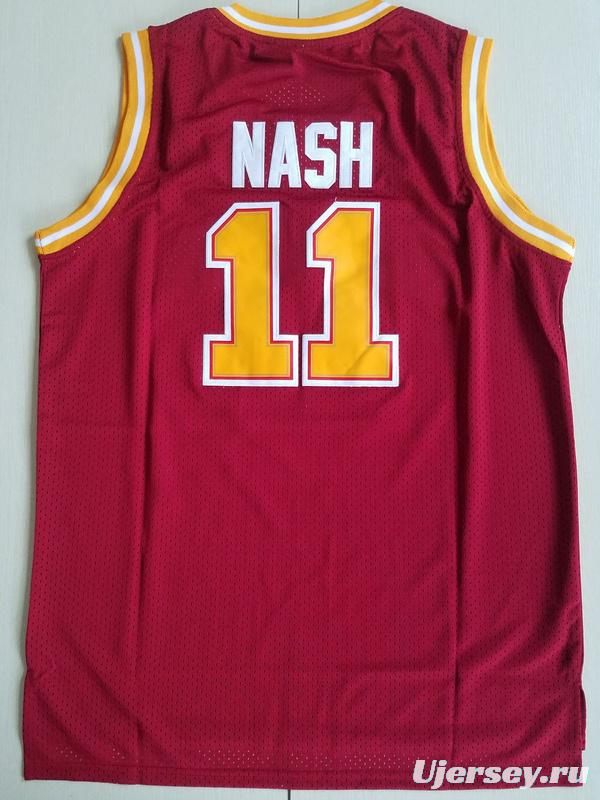 Steve Nash 11 Santa Clara Maroon College Basketball Jersey