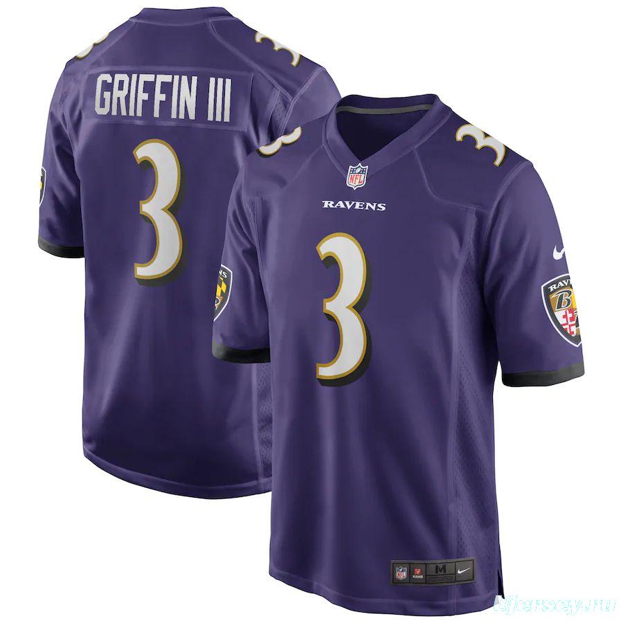 Men's Robert Griffin III Purple Player Limited Team Jersey