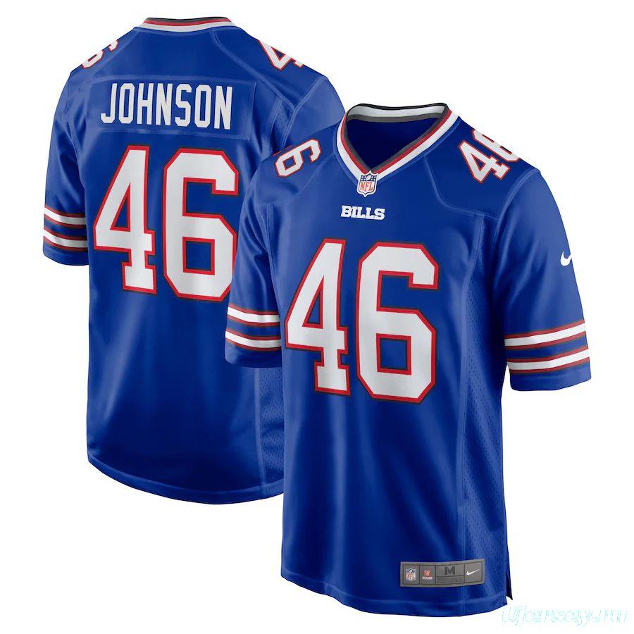 Men's Jaquan Johnson Royal Player Limited Team Jersey
