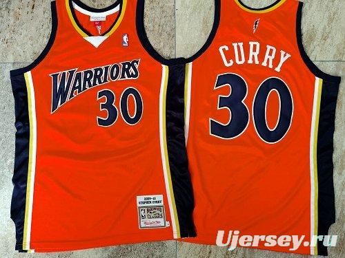 Men's Stephen Curry Orange Retro Classic Team Jersey