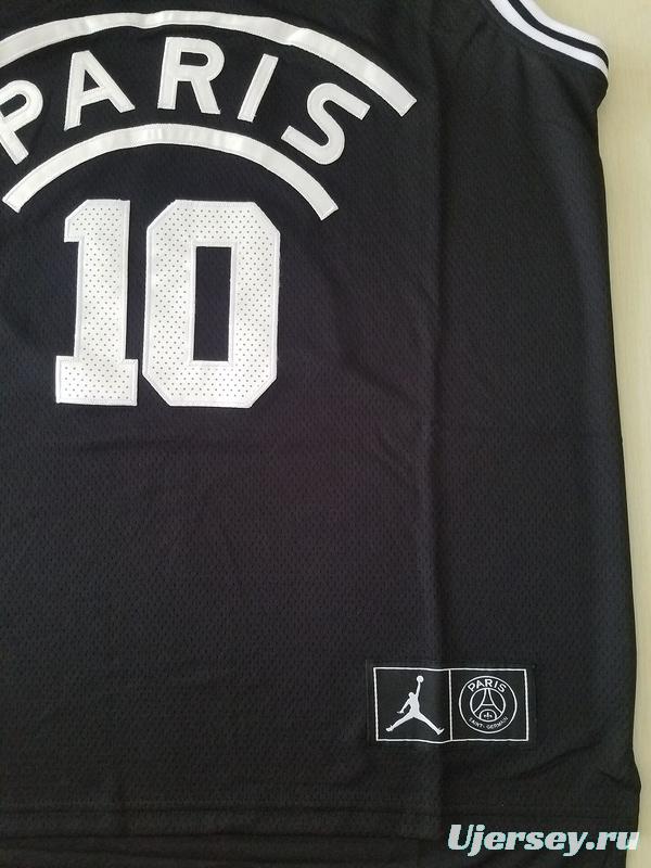 PSG Neymar Black Basketball Jerseys