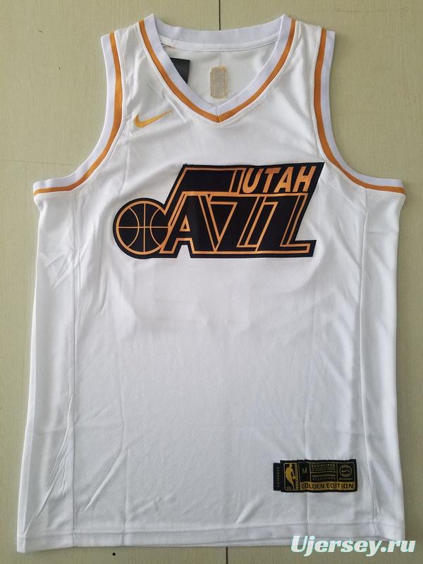 Donovan Mitchell 45 White Golden Edition Jersey