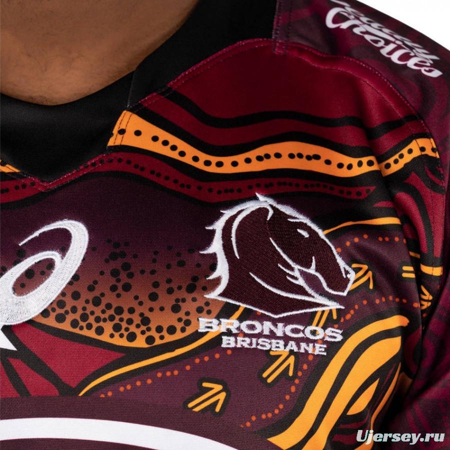 Brisbane Broncos 2021 Men's Indigenous Rugby Jersey