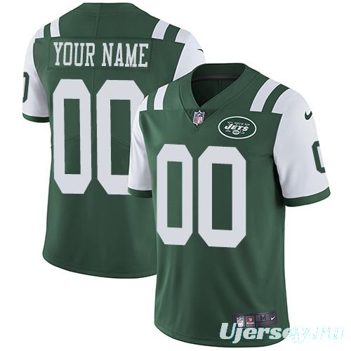 Men's Green Customized Limited Team Jersey