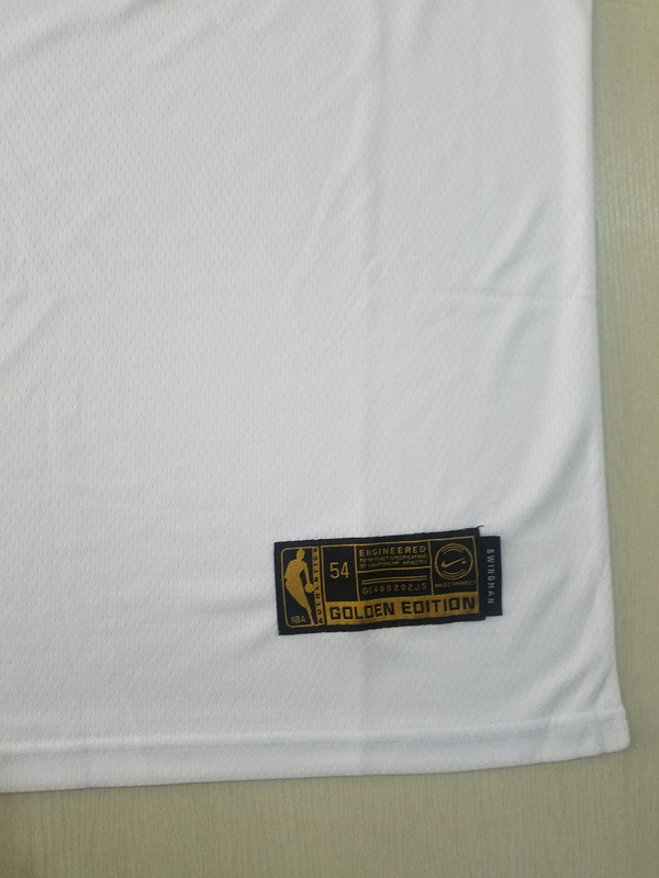Pascal Siakam 43 White Golden Edition Jersey