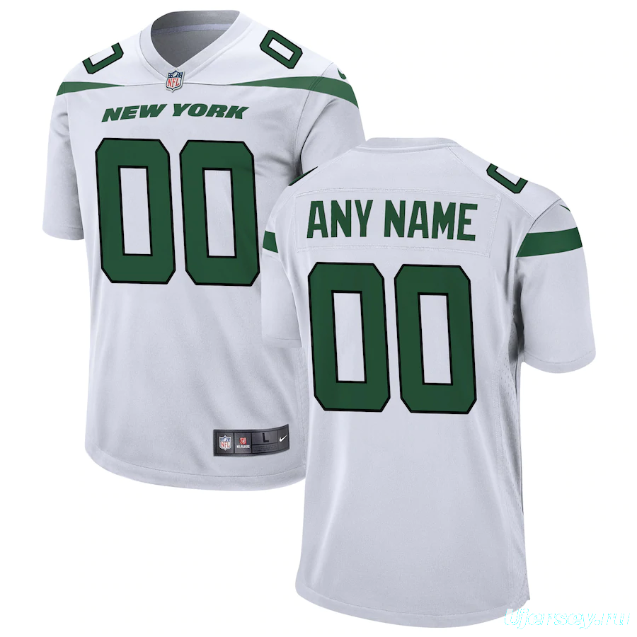 Men's White Custom Game Team Jersey