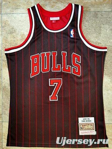 Men's Toni Kukoc Black Retro Classic Team Jersey