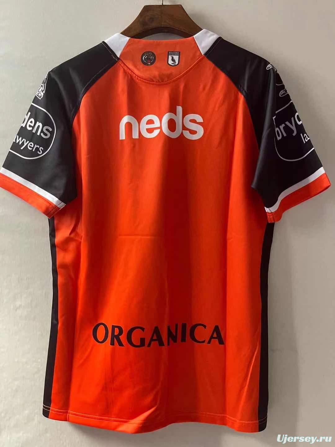 Wests Tigers 2021 Mens Away Rugby Jersey