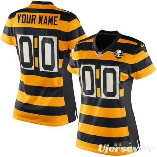 Women's Gold Custom Alternate Game Team Jersey