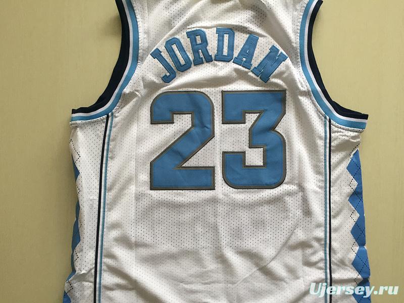 Michael Jordan 23 North Carolina College Basketball Jersey With AJ Logo