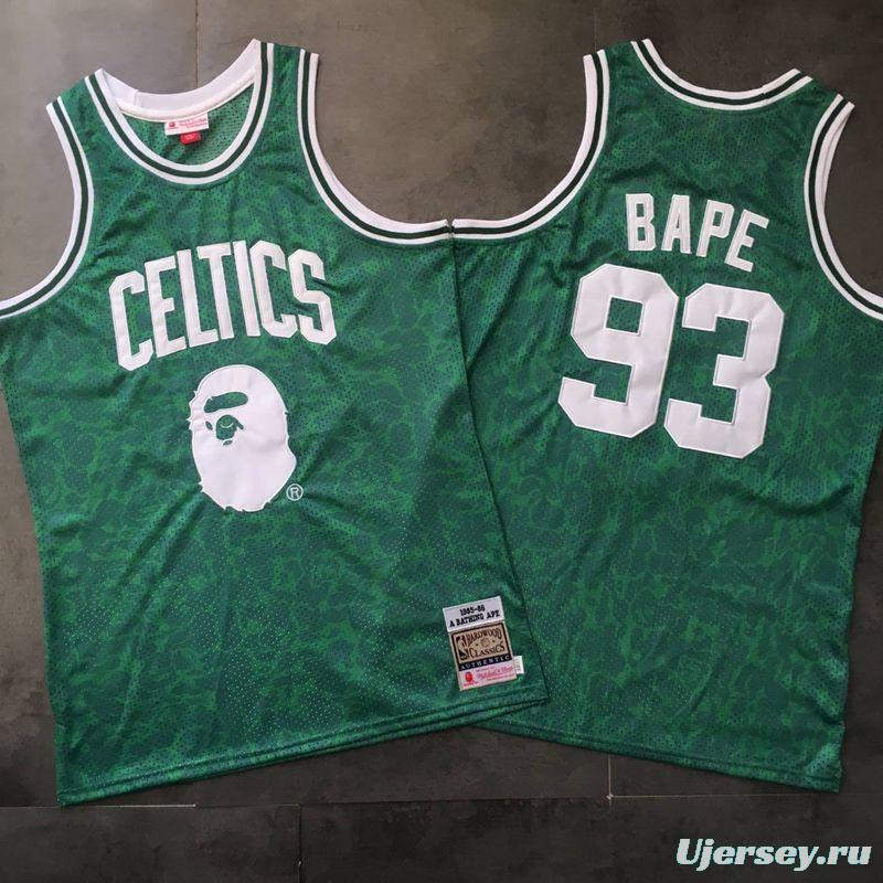 Men's BAPE Green Retro Classic Team Jersey