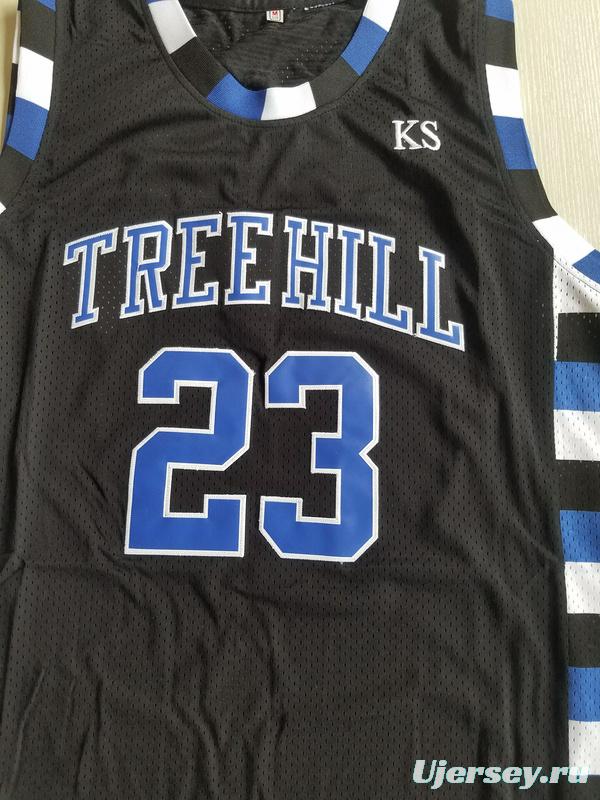Nathan Scott 23 One Tree Hill Ravens Black Basketball Jersey