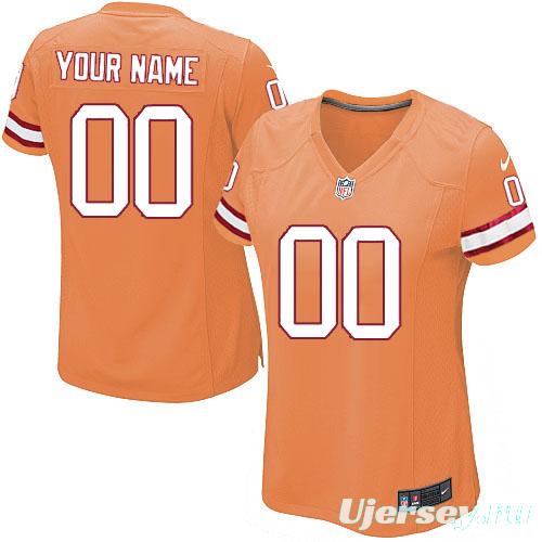 Women's Custom Orange Alternate Team Jersey