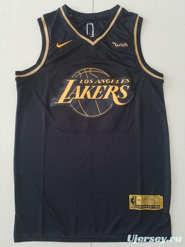 LeBron James 23 Black Golden Edition Jersey