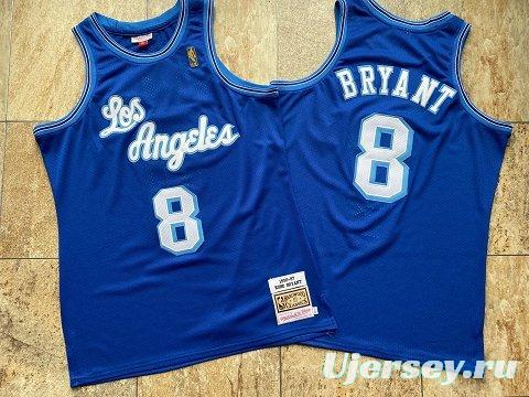 Men's Kobe Bryant Blue Retro Classic Team Jersey