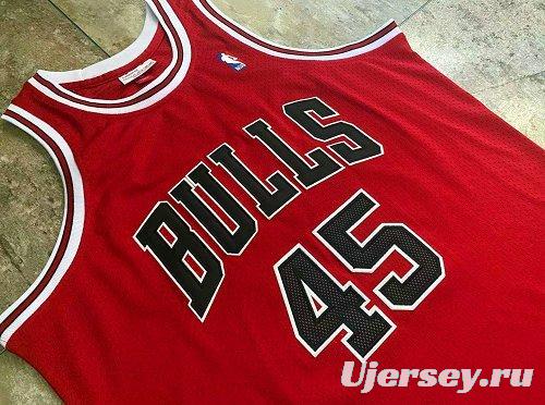 Men's Michael Jordan Red Retro Classic Team Jersey