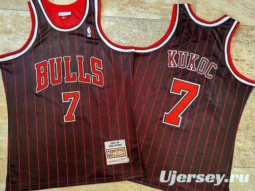 Men's Toni Kukoc Black Retro Classic Team Jersey