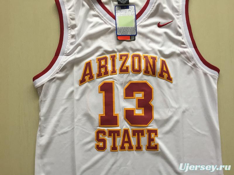 James Harden 13 Arizona State College White Basketball Jersey